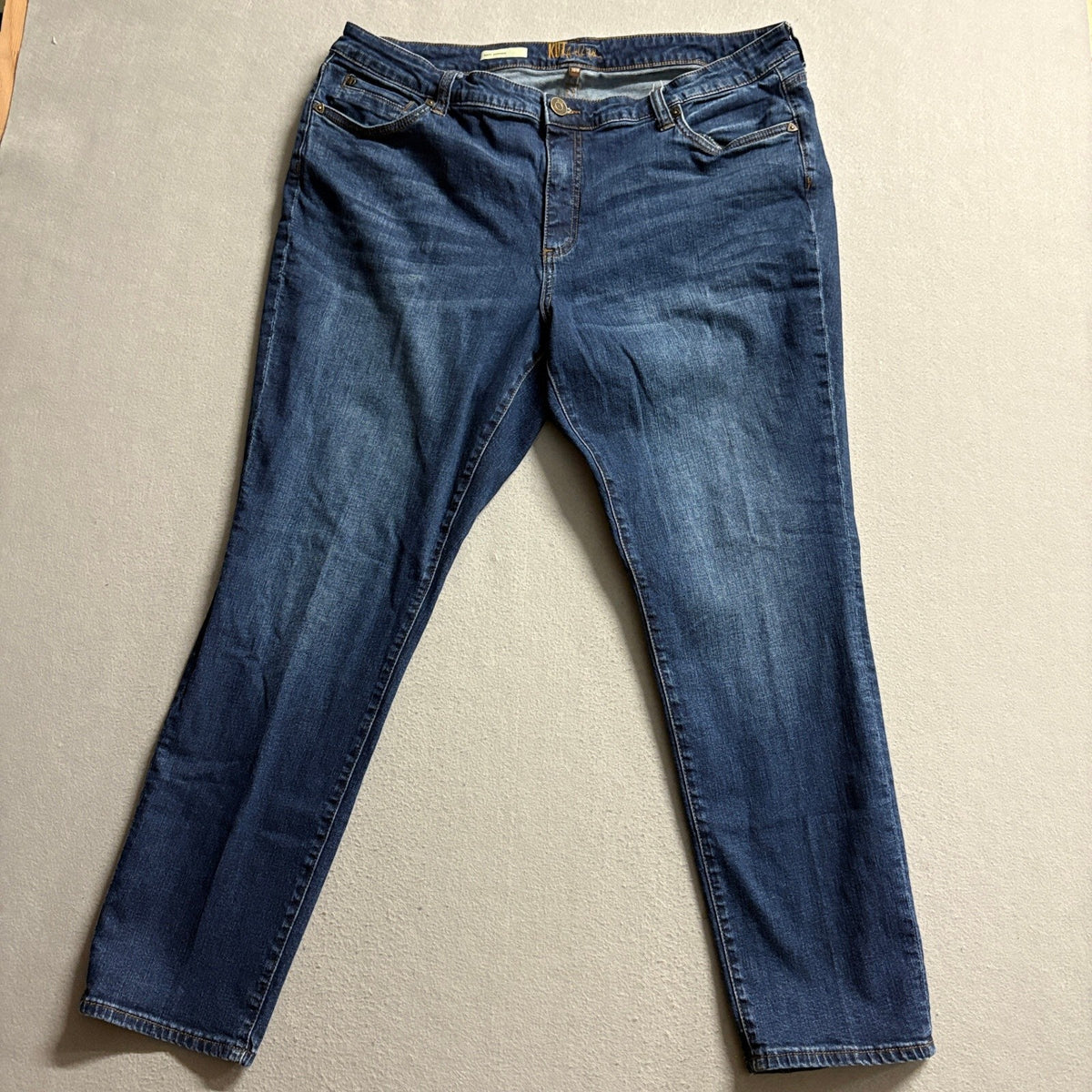 Kut from the Kloth Katy Boyfriend Jeans Womens 16W Blue Denim Stretch