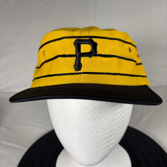 Vintage Pittsburgh Pirates Sports Specialties Pillbox Hat Snapback Cap Large MLB