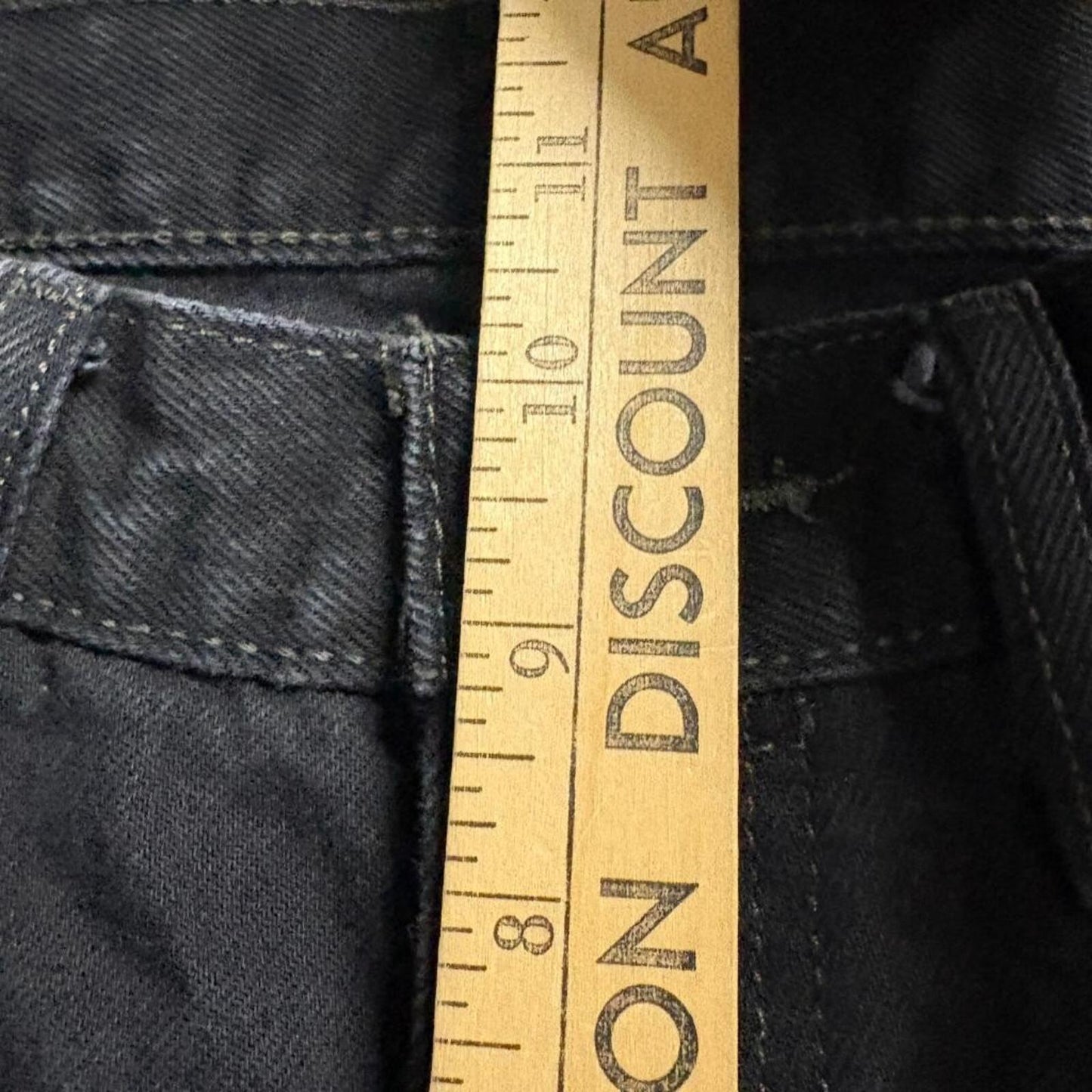 Levis 501 Original Fit Jeans Mens 32x29 Black Button Fly Denim Pants EG