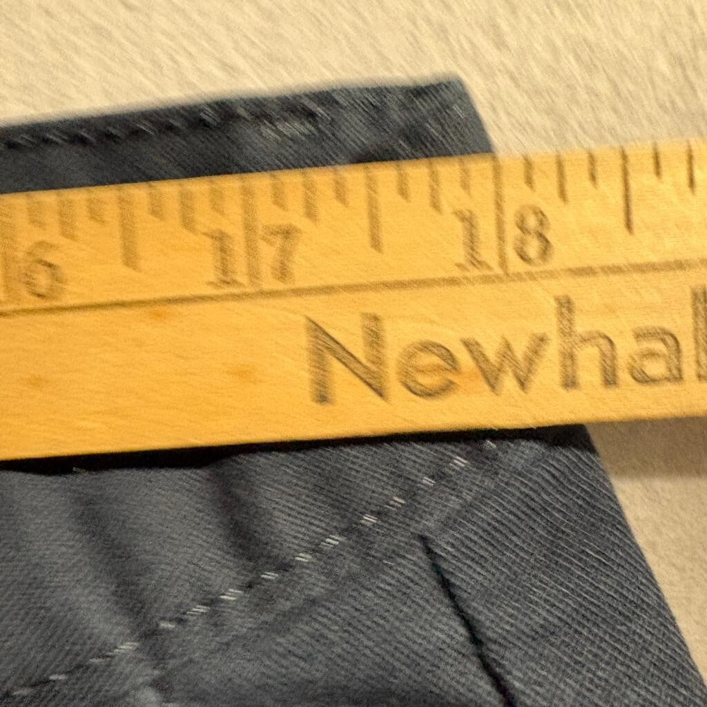 Genuine Dickies Mens Pants 36x32 Navy Blue Flat Front Workwear Chino