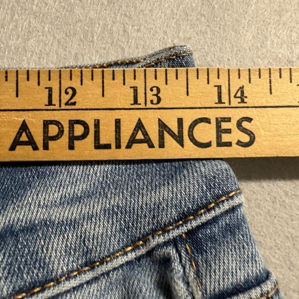 Bridge by Gly High Rise Flare Jeans Womens Size 29 Blue Denim Stretch BG5733R