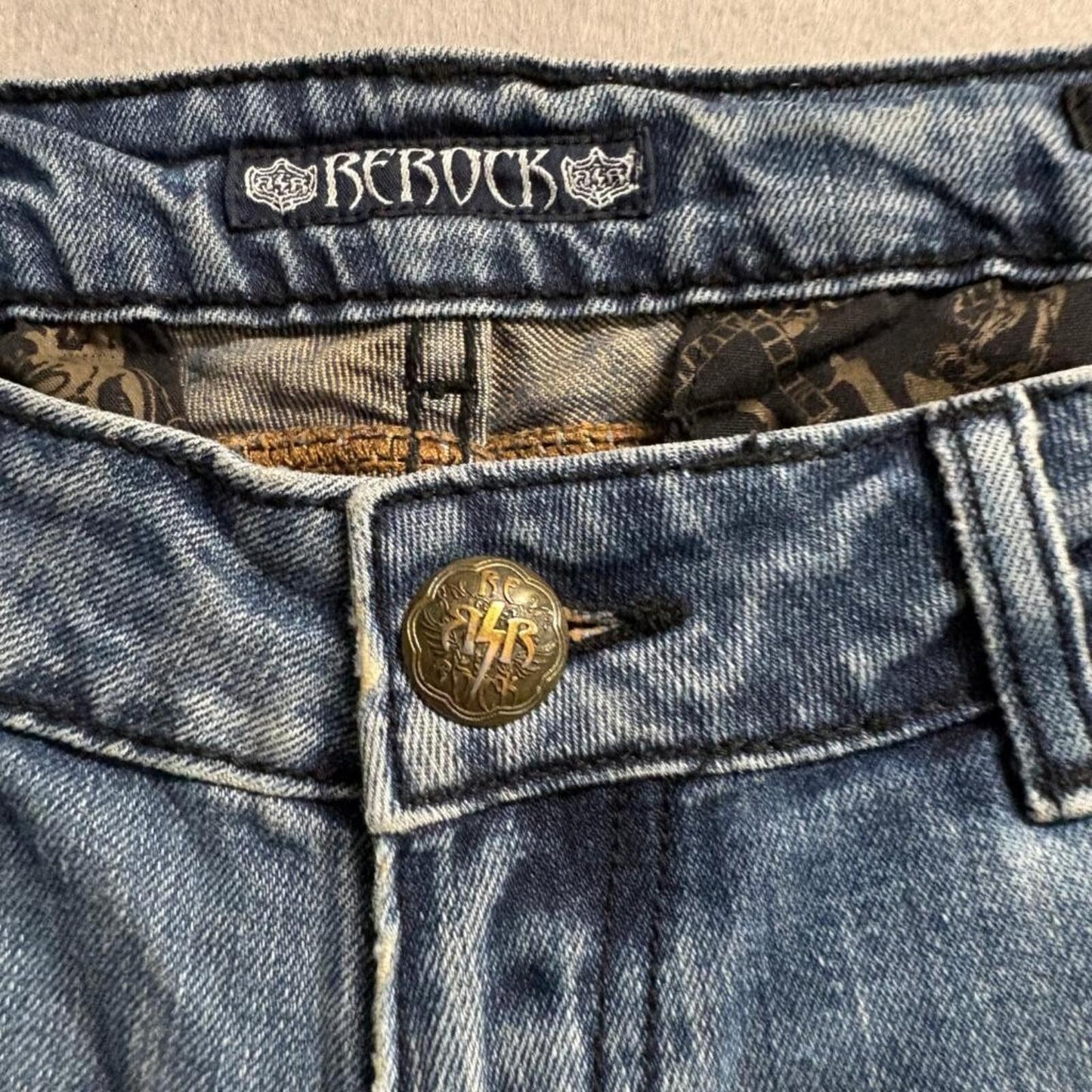 BKE Redux Skinny Crop Jeans Womens Size 30 Blue Denim Distressed Ankle Zip