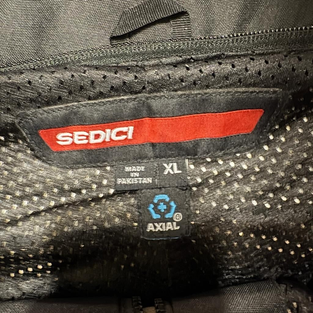 Sedici Motorcycle Riding Pants Mens XL Tan Black Mesh Armor Adventure Touring