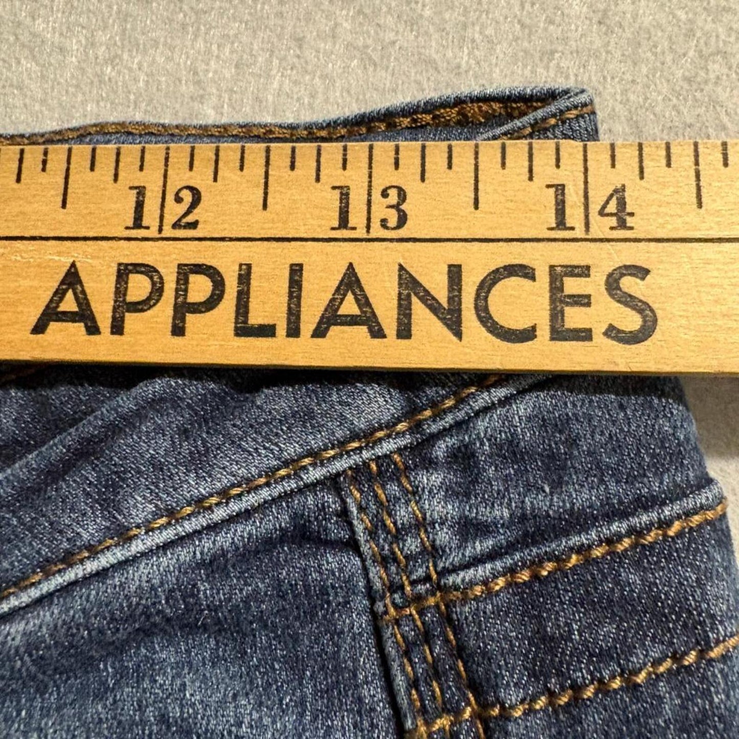 I&M Jeans Womens Size 5 Blue Denim Skinny Stretch Low Rise Dark Wash