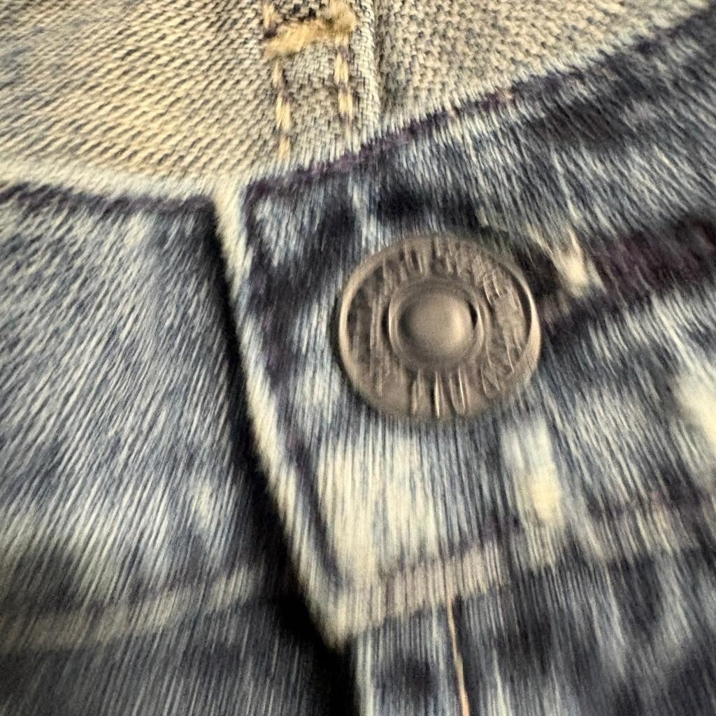 7 For All Mankind Bootcut Jeans Womens 28 Distressed Raw Hem Blue Denim Stretch
