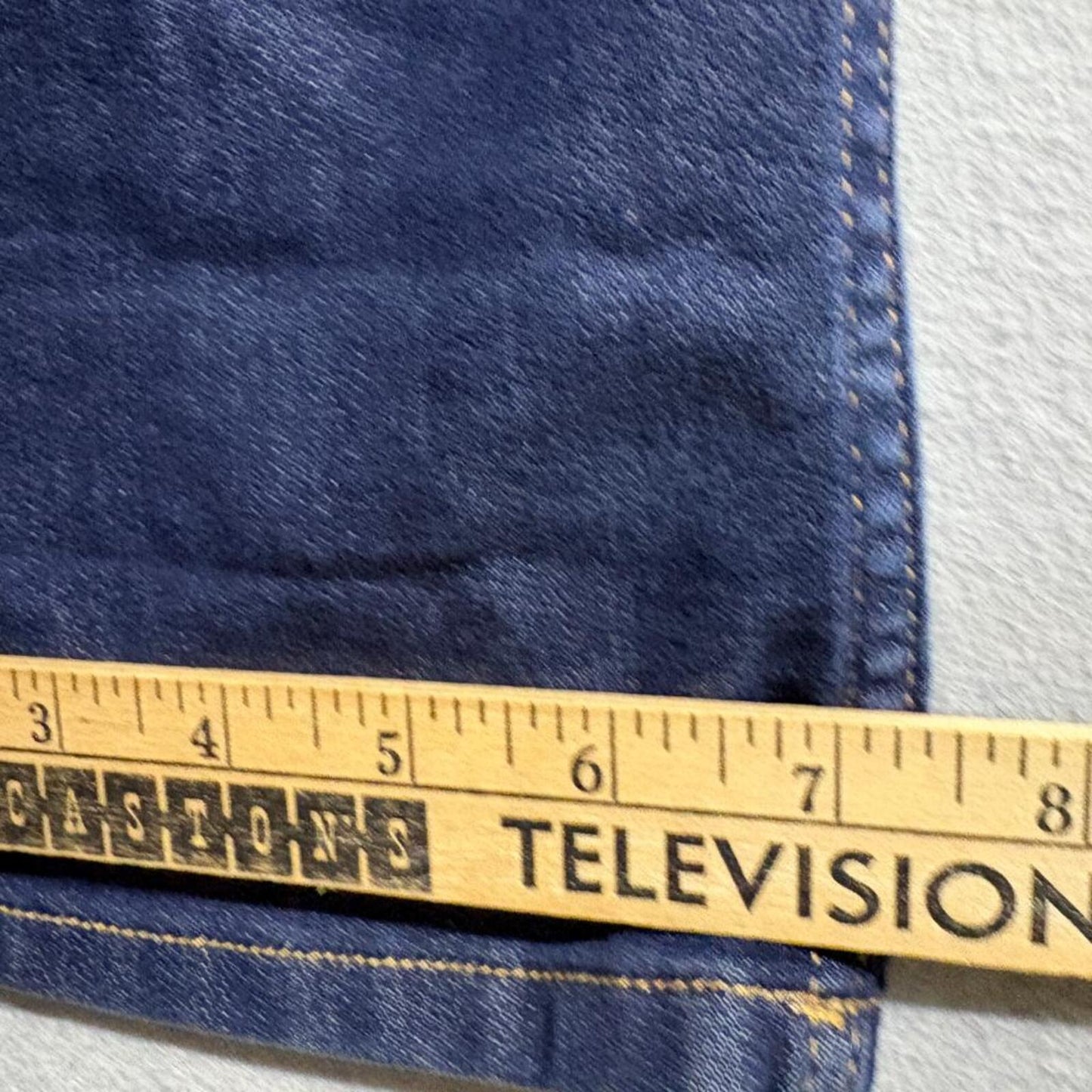 Patagonia Straight Fit Stretch Jeans Mens 32x34 Organic Cotton Blue Denim