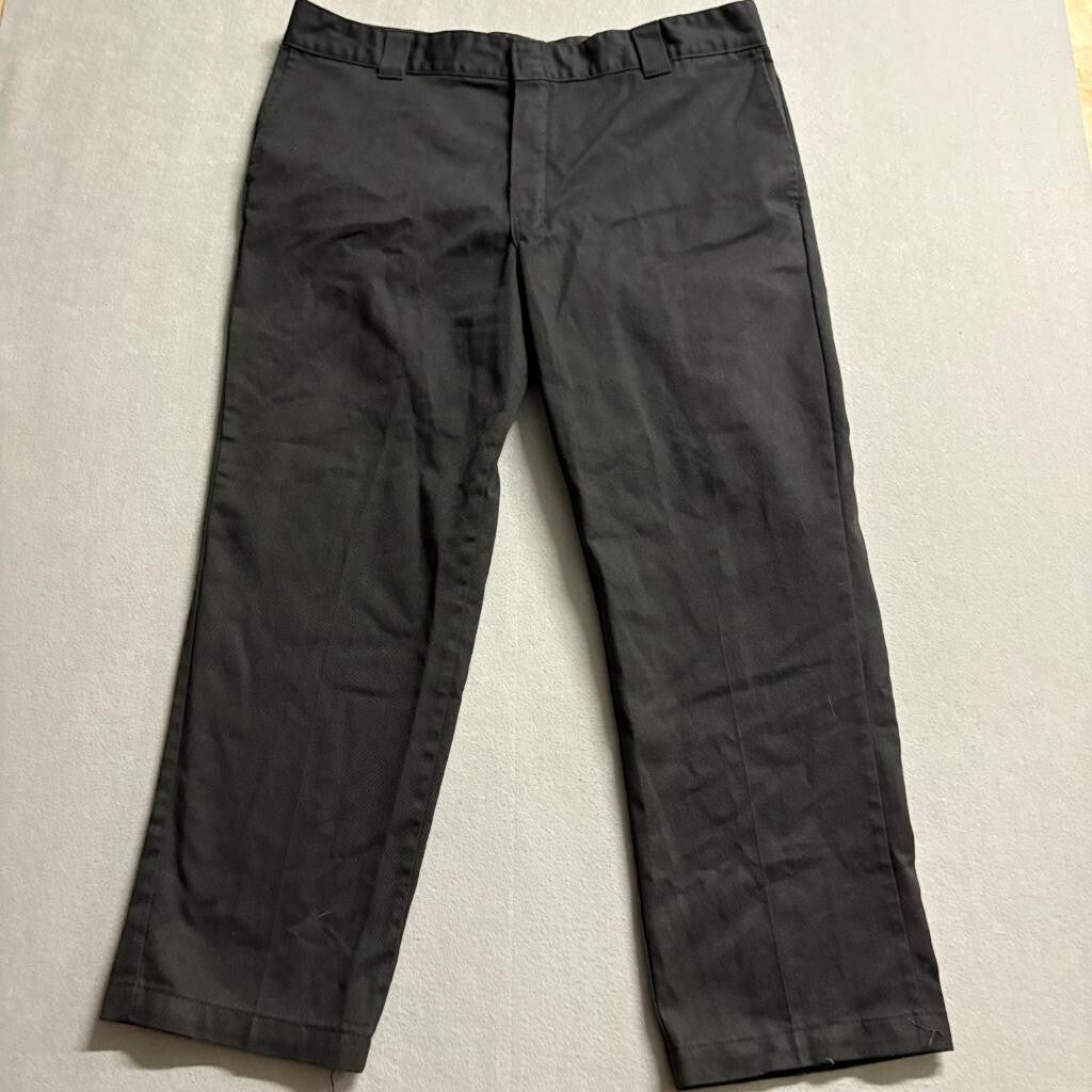 Dickies 874 Flex Mens 42x30 Black Original Fit Work Pants Chino Twill