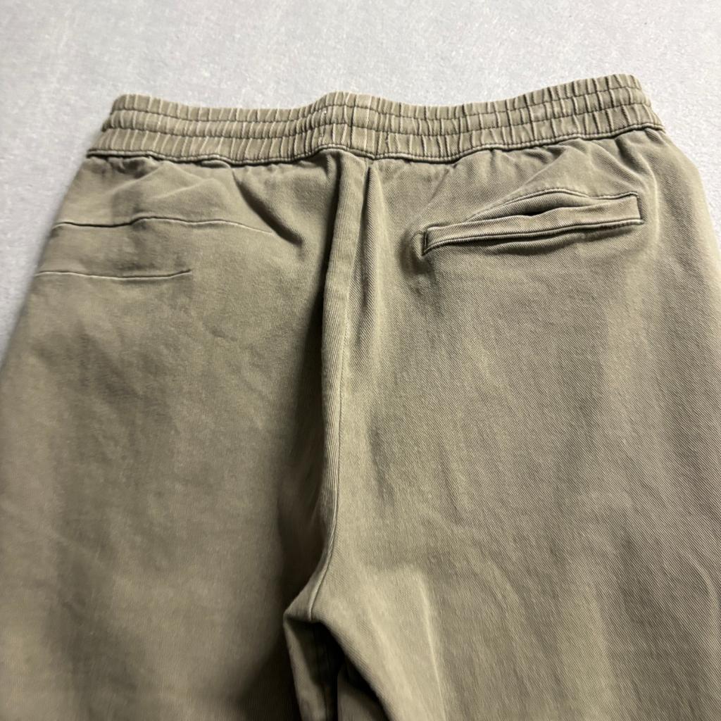 Elwood Pants Womens Small Green Cotton Blend Elastic Drawstring Waist Jogger