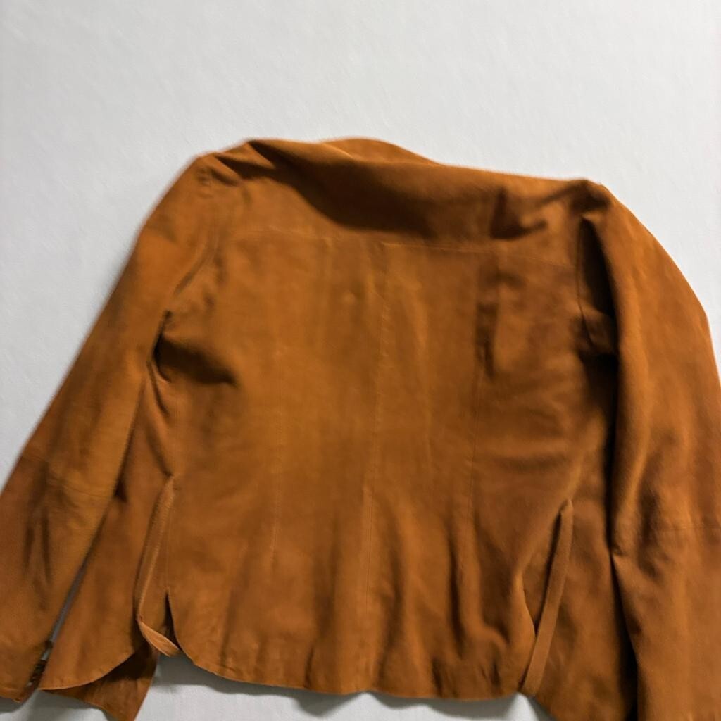 Leather Sound Suede Fringe Jacket Womens 40 Brown Western Boho Festival Coat