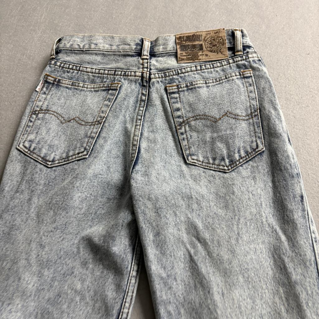 Vintage Virginian Special Jeans Womens 27 Acid Wash Denim High Rise Straight Leg