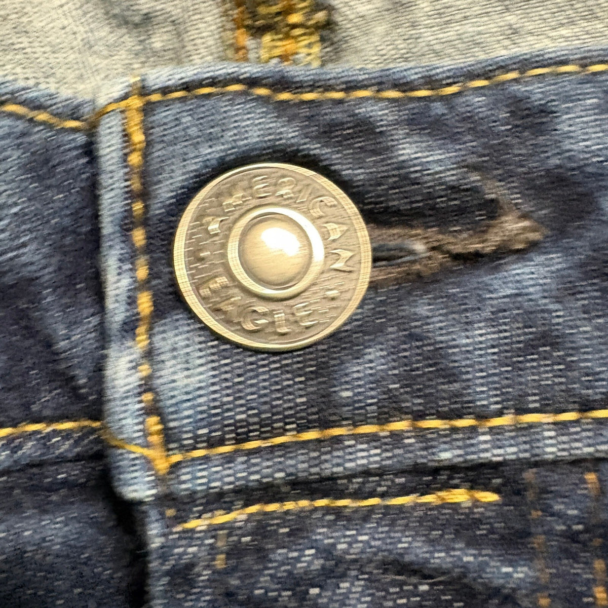 American Eagle Airflex+ Slim Straight Jeans Mens 31x32 Dark Wash Stretch Denim - Photo 2