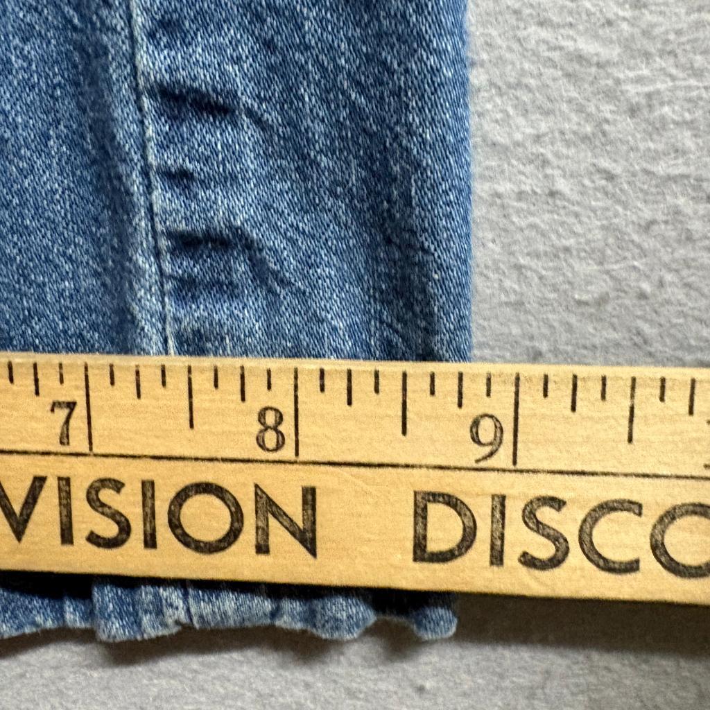 Scalon Vintage Wide Leg Jeans Mens 40 Blue Denim Bleached Side Stripe Brazil Y2K