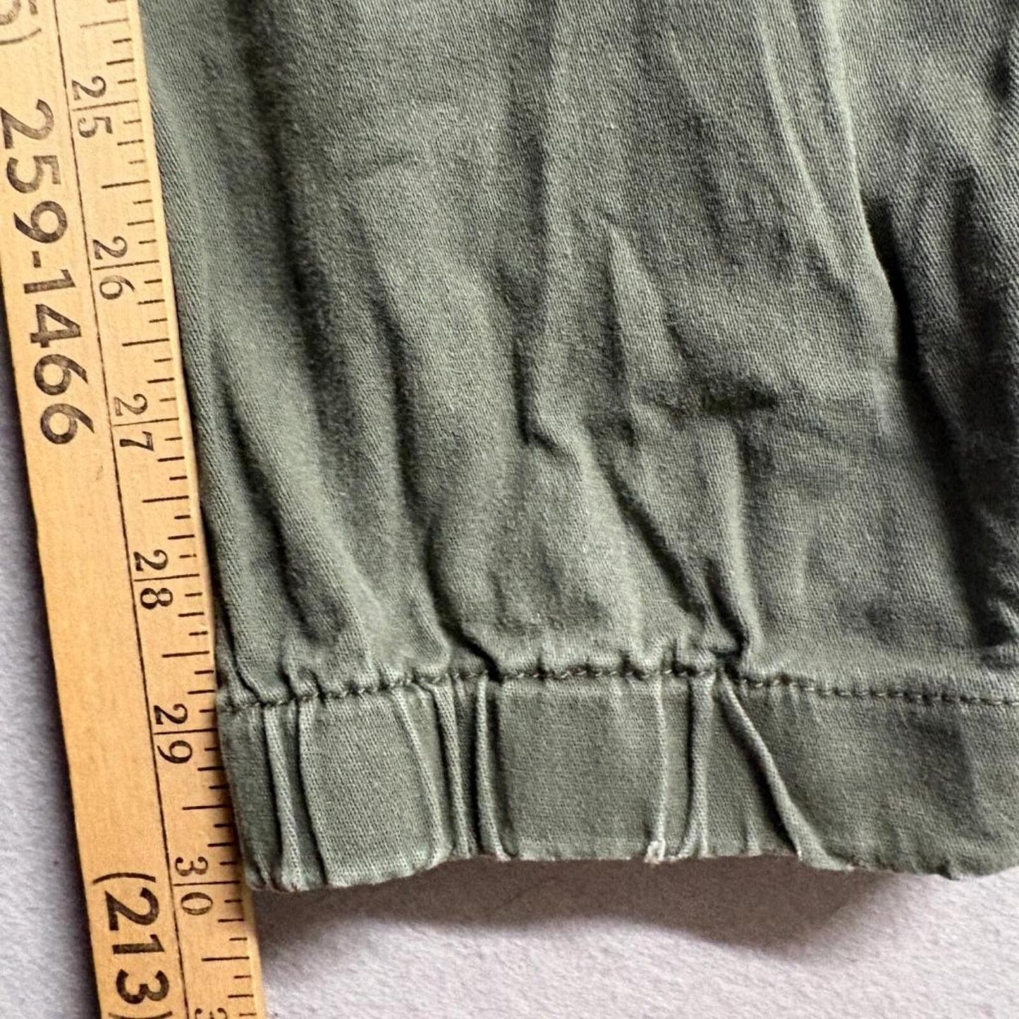 Victorious Mens Cargo Jogger Pants XL Green Cotton Blend Elastic Waist