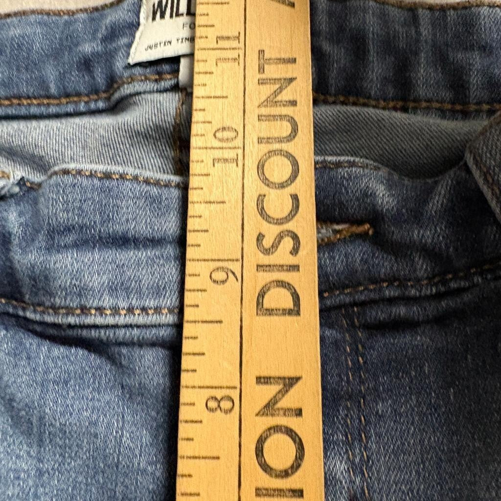 William Rast Sculpted Highrise Skinny Jeans Womens 29 Blue Denim Stretch