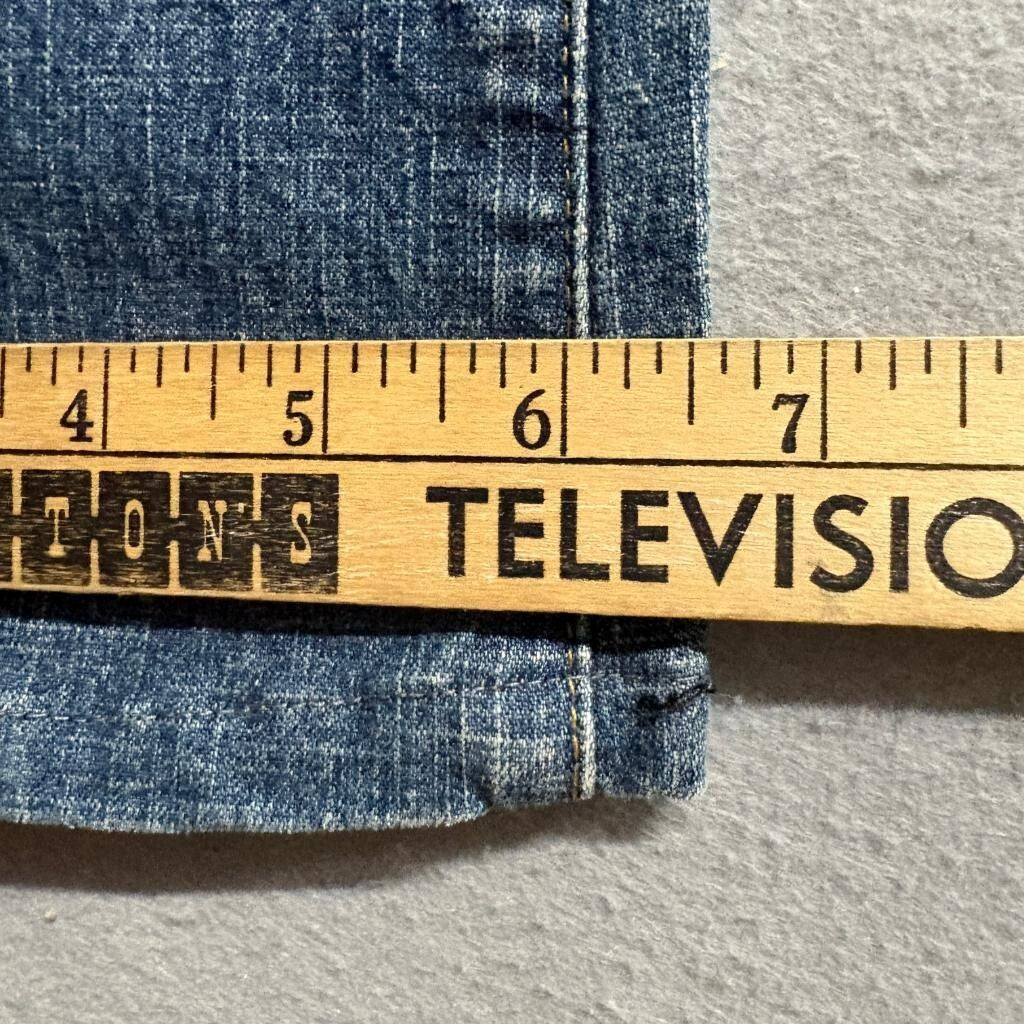 Access Basic Blue Jeans Womens Size 7 Blue Denim Straight Leg Mid Rise AC-3998