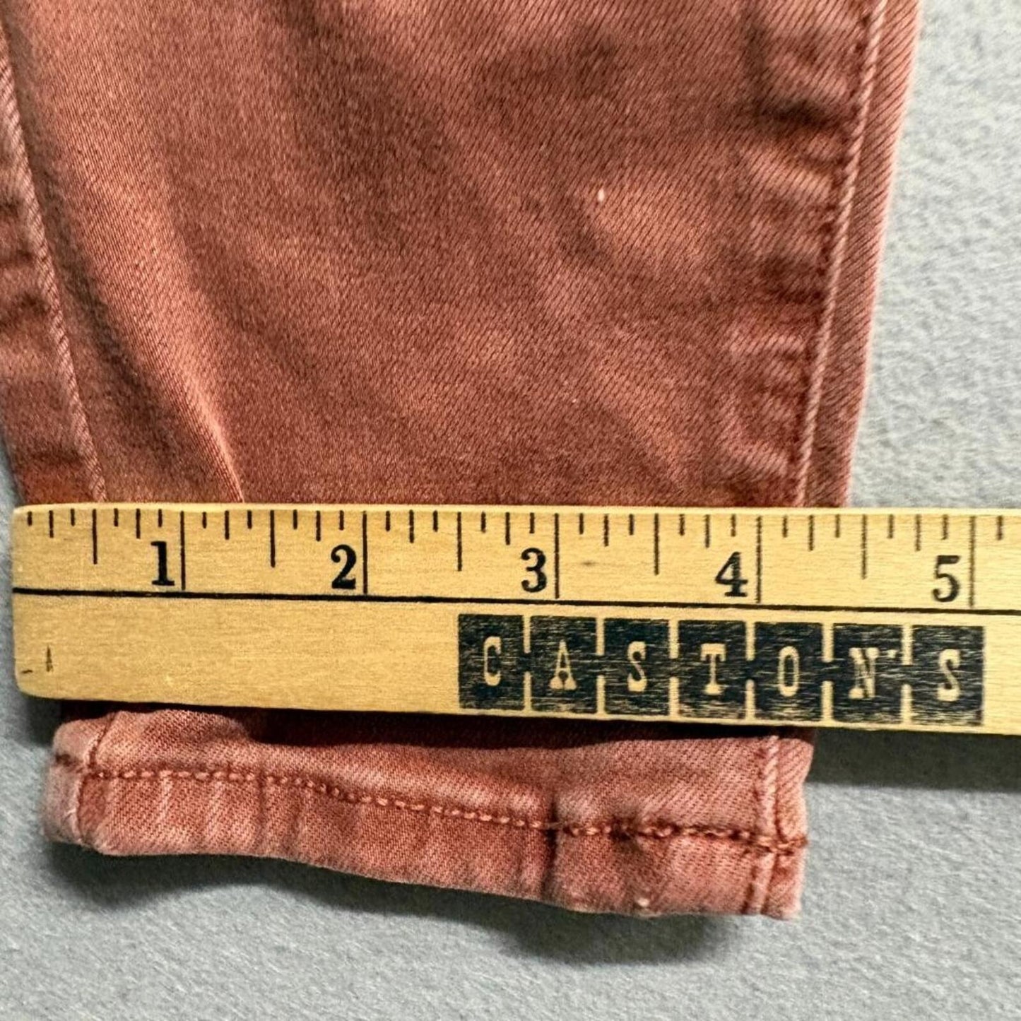 American Eagle Curvy Super Hi-Rise Jegging Womens 4 Regular Rust Brown Stretch