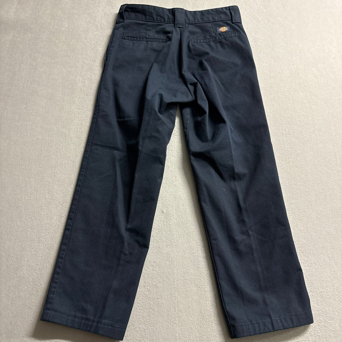 Dickies 874 Work Pants Mens 30x30 Dark Navy Blue Flat Front Chino Twill LP847NV