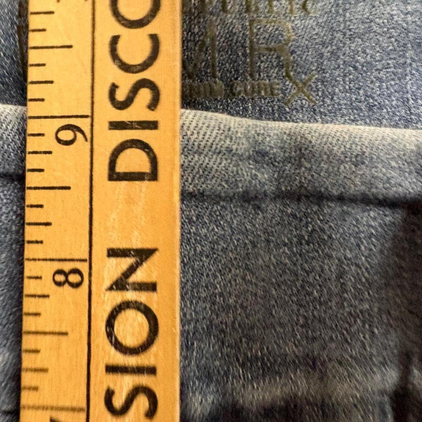 Rock & Republic Denim Rx Slimming Jeans Womens 6 Blue Distressed Pull On Cuffed