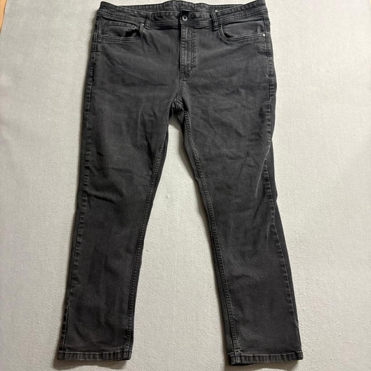 The Perfect Jean NYC Slim Fit Black Denim Jeans Mens 42x30 Stretch