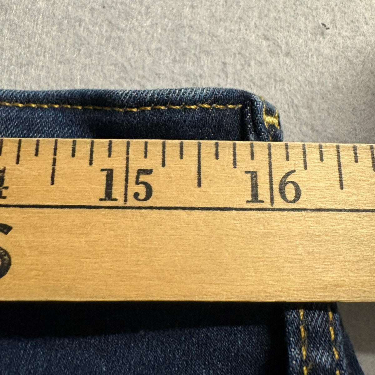 Free Assembly Skinny Jeans Womens 16 Dark Wash Blue Stretch Denim High Rise