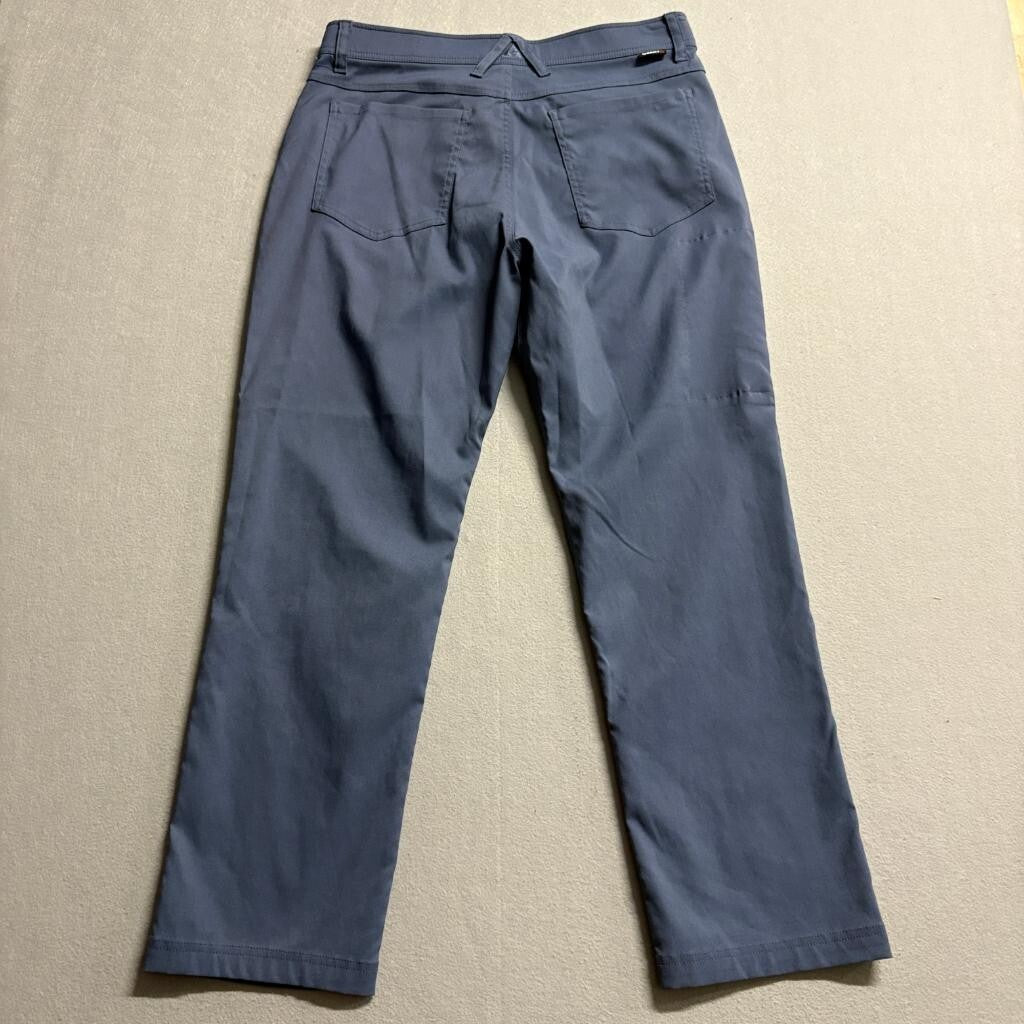 Gerry Mens Stretch Hiking Pants 32x30 Blue Gray Nylon Blend Outdoor Trail Travel