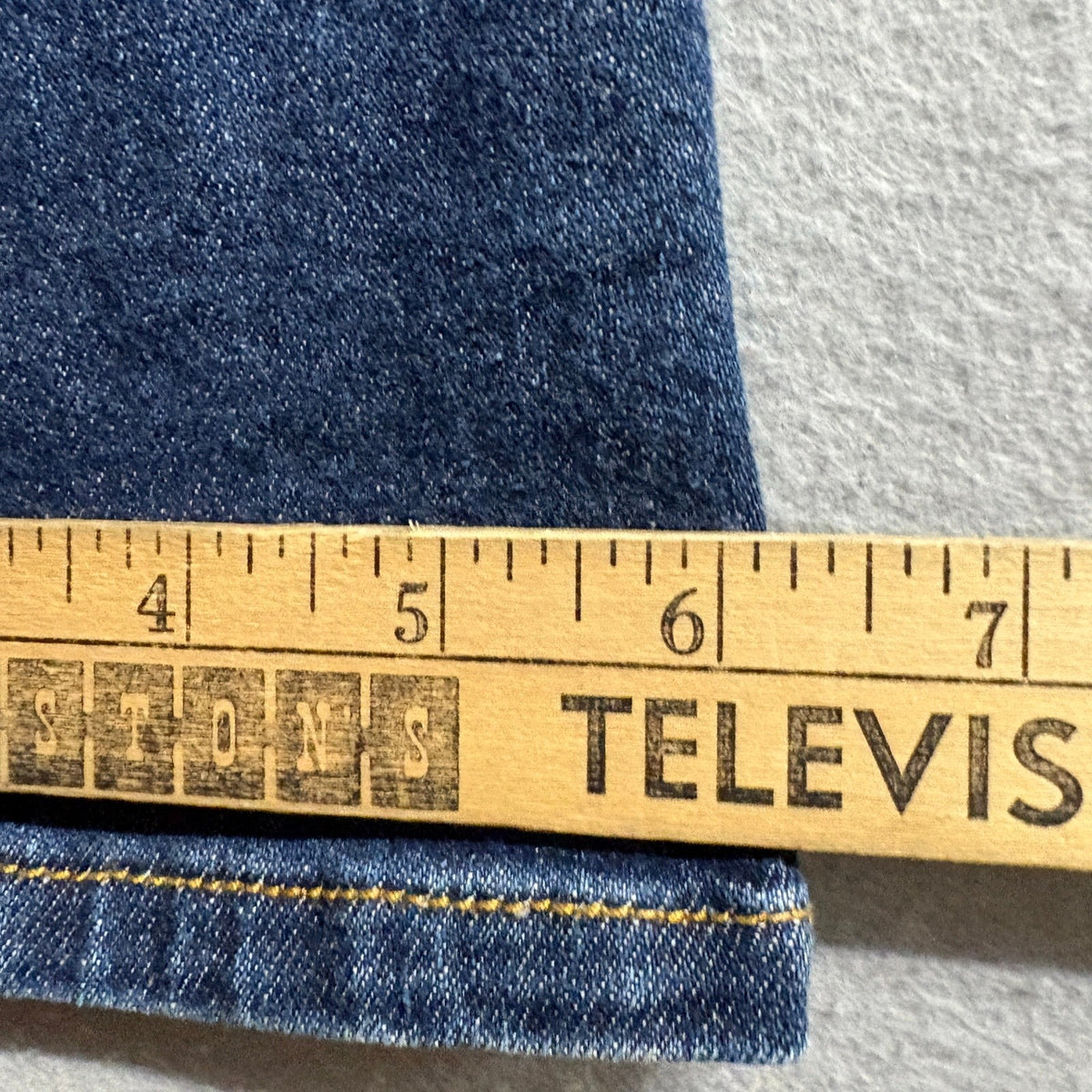 Dickies Womens Low Rise Straight Leg Denim Jeans Blue Size 5 x 30