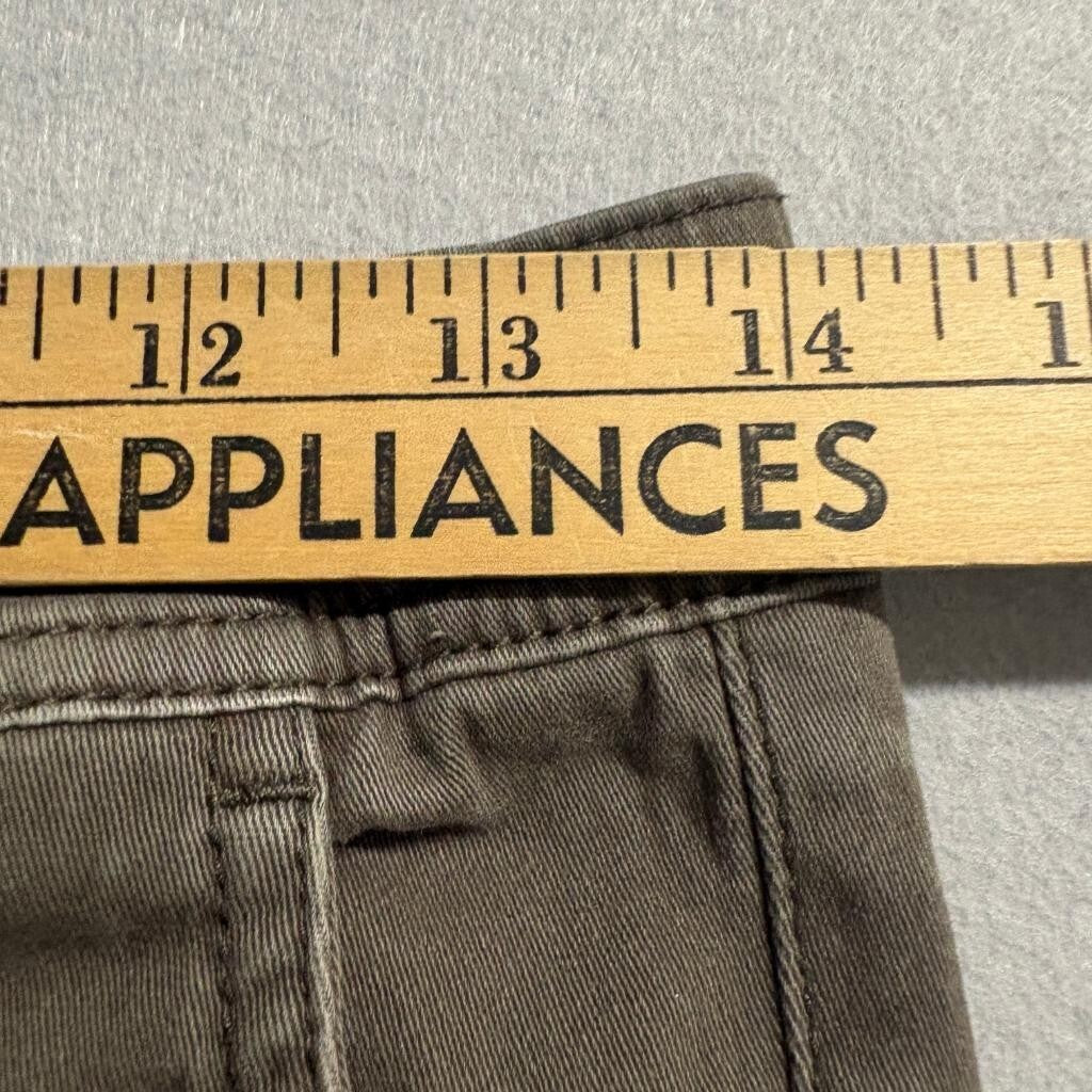 RSQ Cargo Jogger Pants Mens XL Brown Cotton Blend Stretch Elastic Waist Cuffed