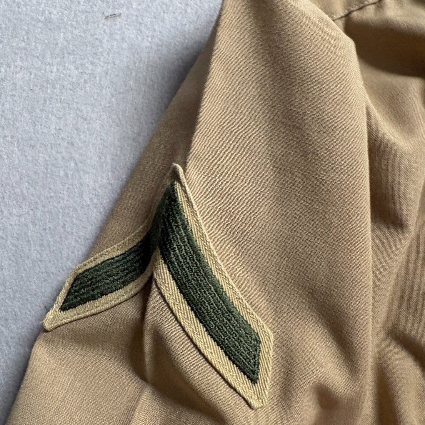 DSCP Valor Collection Uniform Shirt 16.5x36 Fits Like M Khaki Military USA