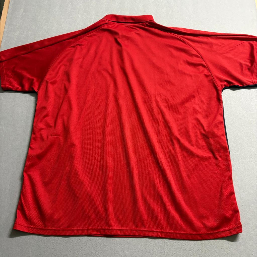 Los Angeles Angels Majestic Polo Shirt Mens 4XT Red Navy Blue MLB Embroidered