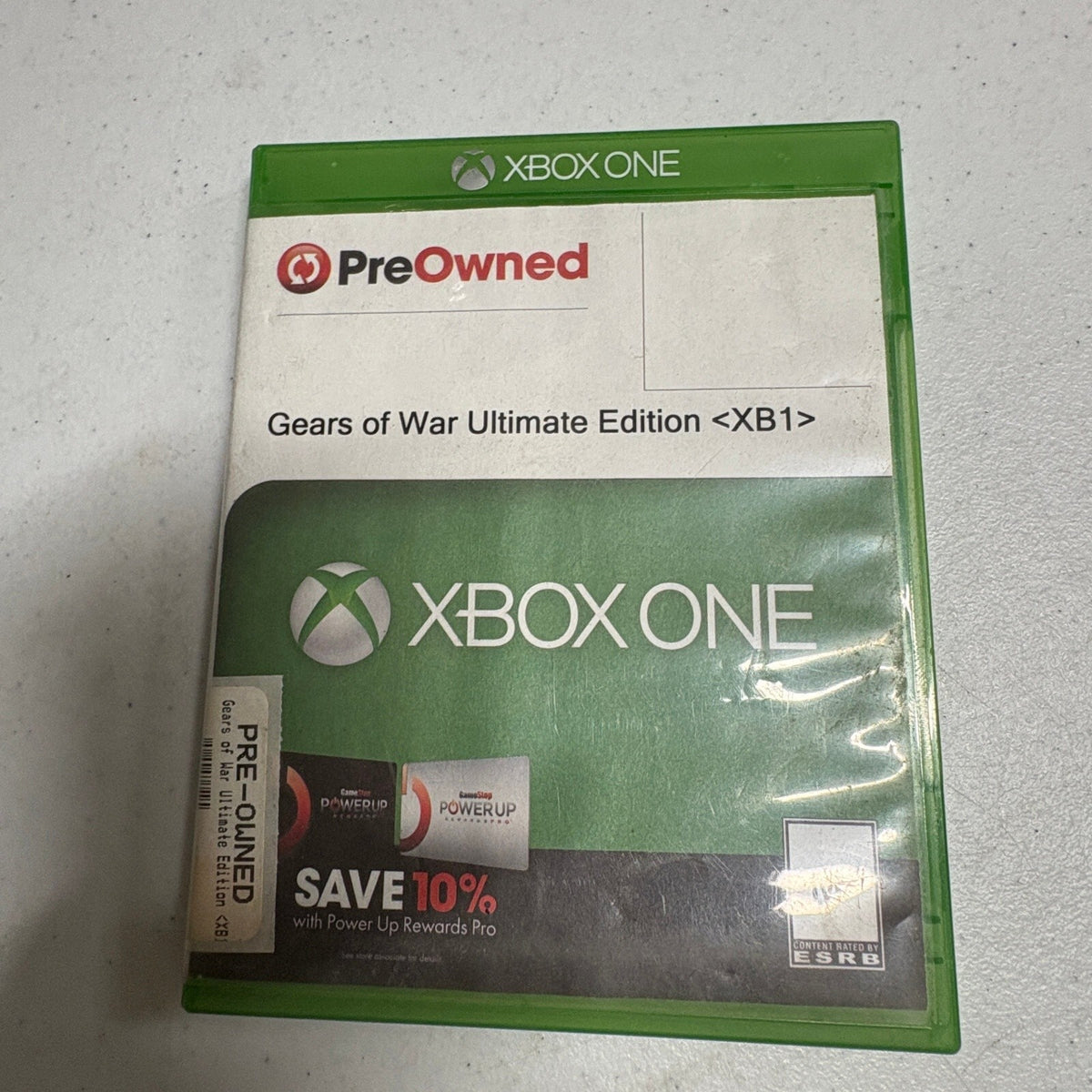 Gears of War Ultimate Edition Xbox One Game Disc in GameStop Case