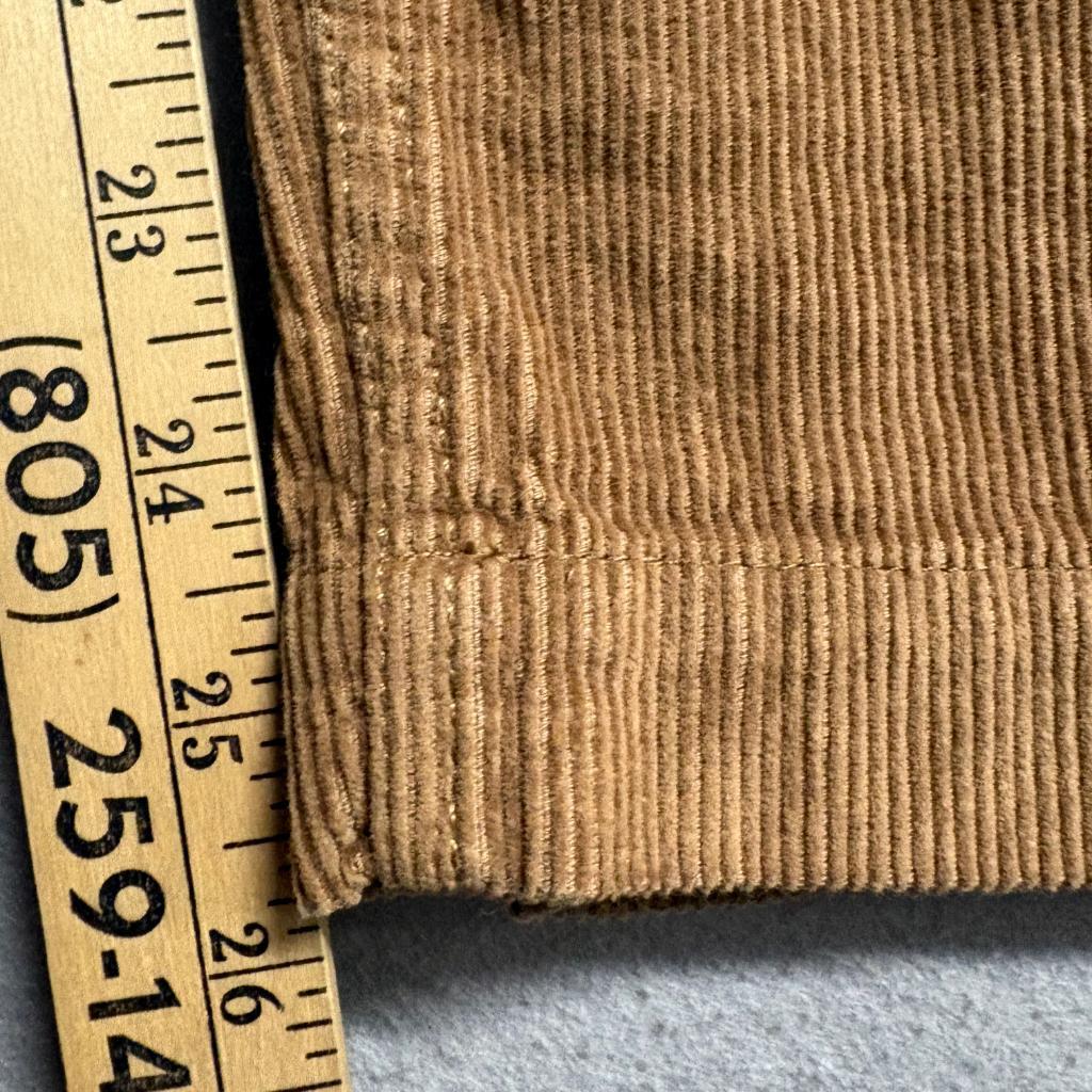 Vans Corduroy Pants Womens 30 Brown Wide Leg Skate Streetwear Cotton