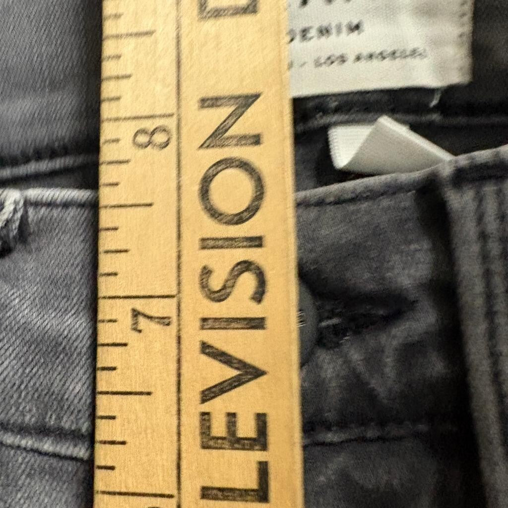 Frame Le Skinny de Jeanne Crop Jeans Womens 24 Gray Stretch Denim Turkish Cotton