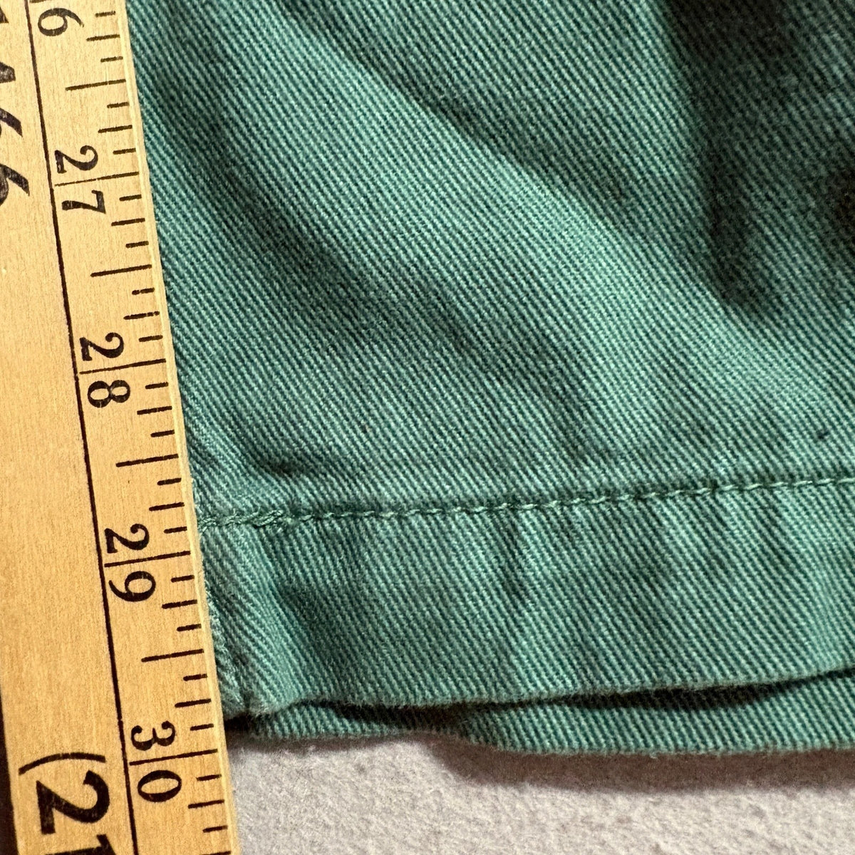 H&M Divided Womens Green Cotton Carpenter Utility Pants Size 10 Straight Leg