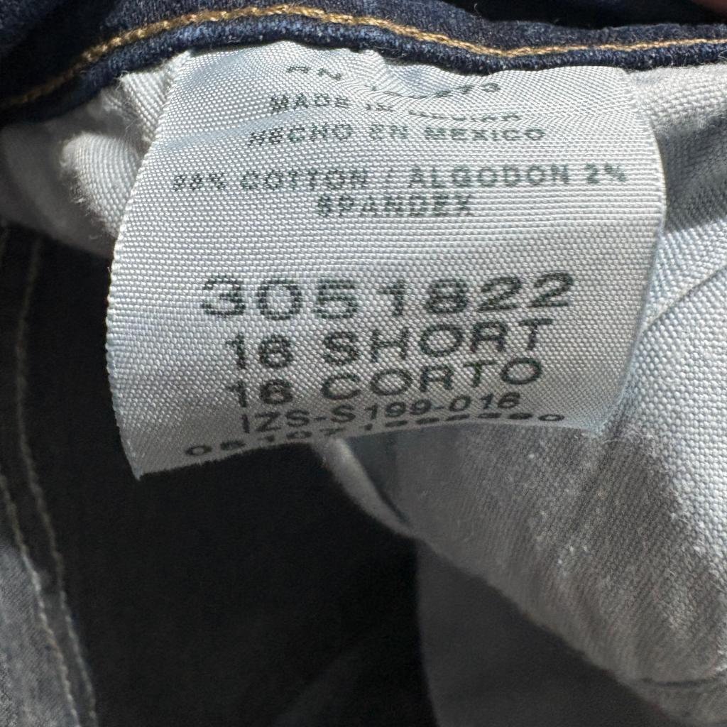 Lee Relaxed Fit Jeans Womens 16 Short Blue Denim Stretch Straight Leg Pants