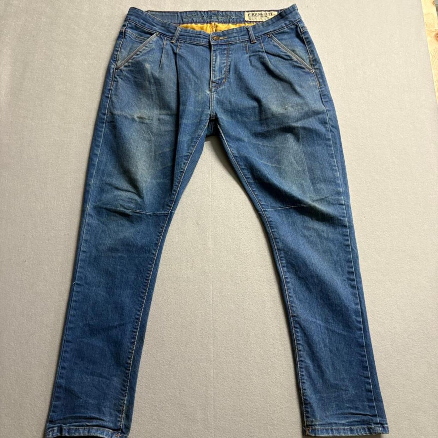 Raw2811 Firangi Fit Tinks Denim Division Jeans Mens 34x28 Blue Cotton