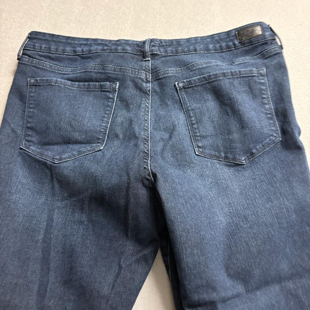 Sofia Jeans by Sofia Vergara Skinny Ankle Womens Size 16 Dark Wash Stretch Denim