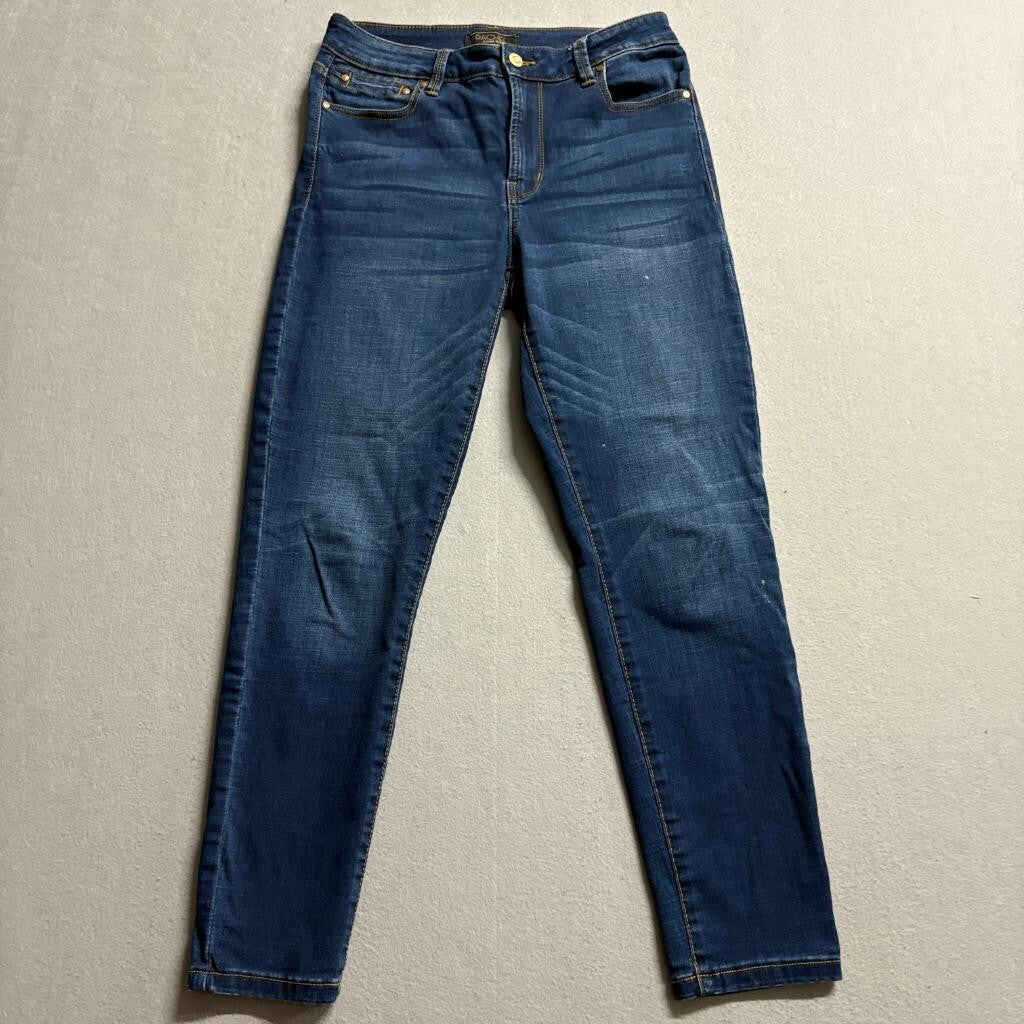 Rachel Rachel Roy Womens Jeans Size 6/28 Blue Denim Skinny Stretch Ankle Crop