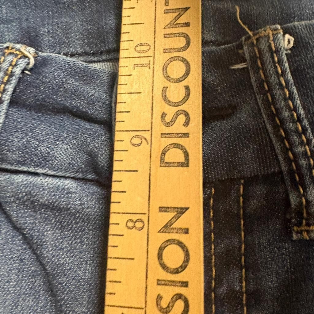 Seven7 Skinny Jeans Womens 8 Blue Denim Stretch Mid Rise Five Pocket