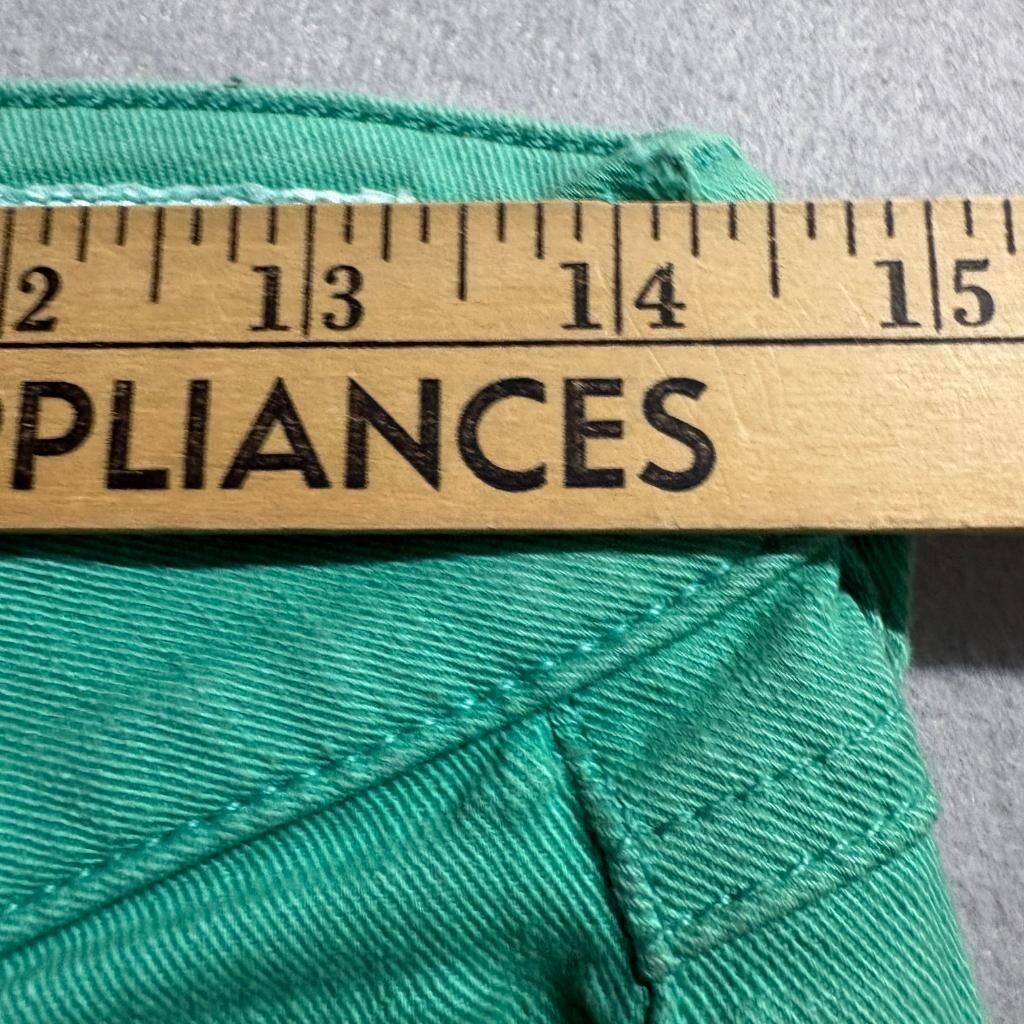 Guess Britney Skinny Jeans Womens 28 Green Denim Low Rise Stretch Pants