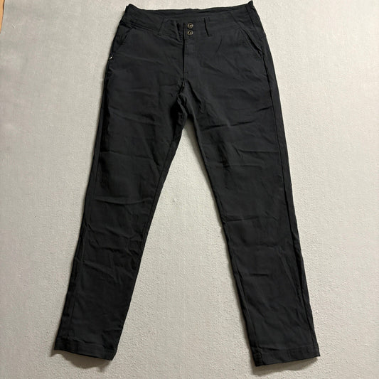 Swiss Alps Womens Pants Medium Black Hiking Outdoor Stretch Cargo Pockets