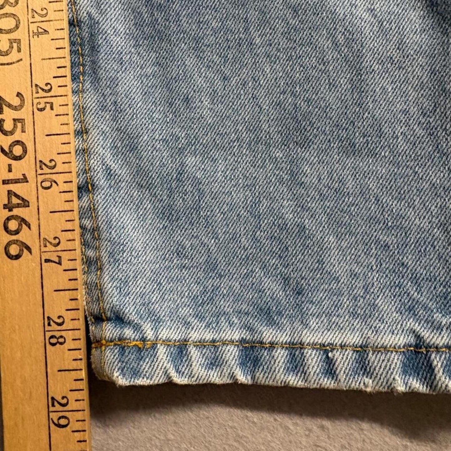 The Ragged Priest Ragged Jeans Womens 26 Blue Denim High Rise Straight Leg