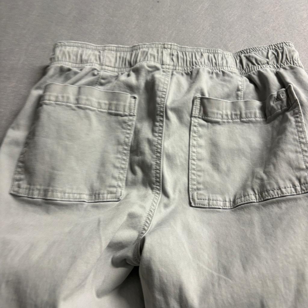 American Eagle Outfitters Womens Jogger Pants Size 6 Gray Elastic Waist Cargo