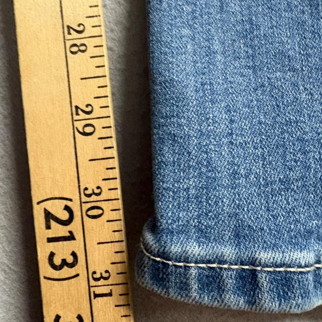 Arizona Jean Co Womens Bootcut Jeans Size 21 Mid Rise Blue Denim Stretch