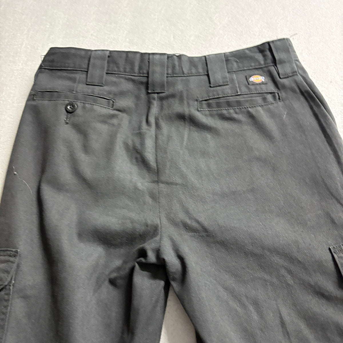 Dickies FLEX Slim Straight Cargo Pants Mens Black Work Pants 31x30 Workwear