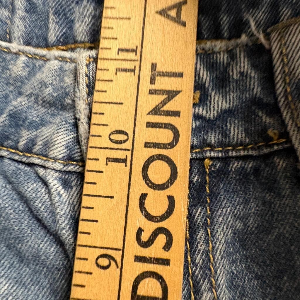 H&M Divided Wide Leg Jeans Womens Size 4 Blue Denim High Rise 100% Cotton