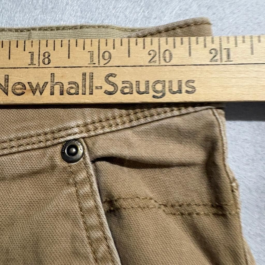 Weatherproof Vintage Mens Pants 40x32 Honey Brown Stretch Utility Canvas Cargo