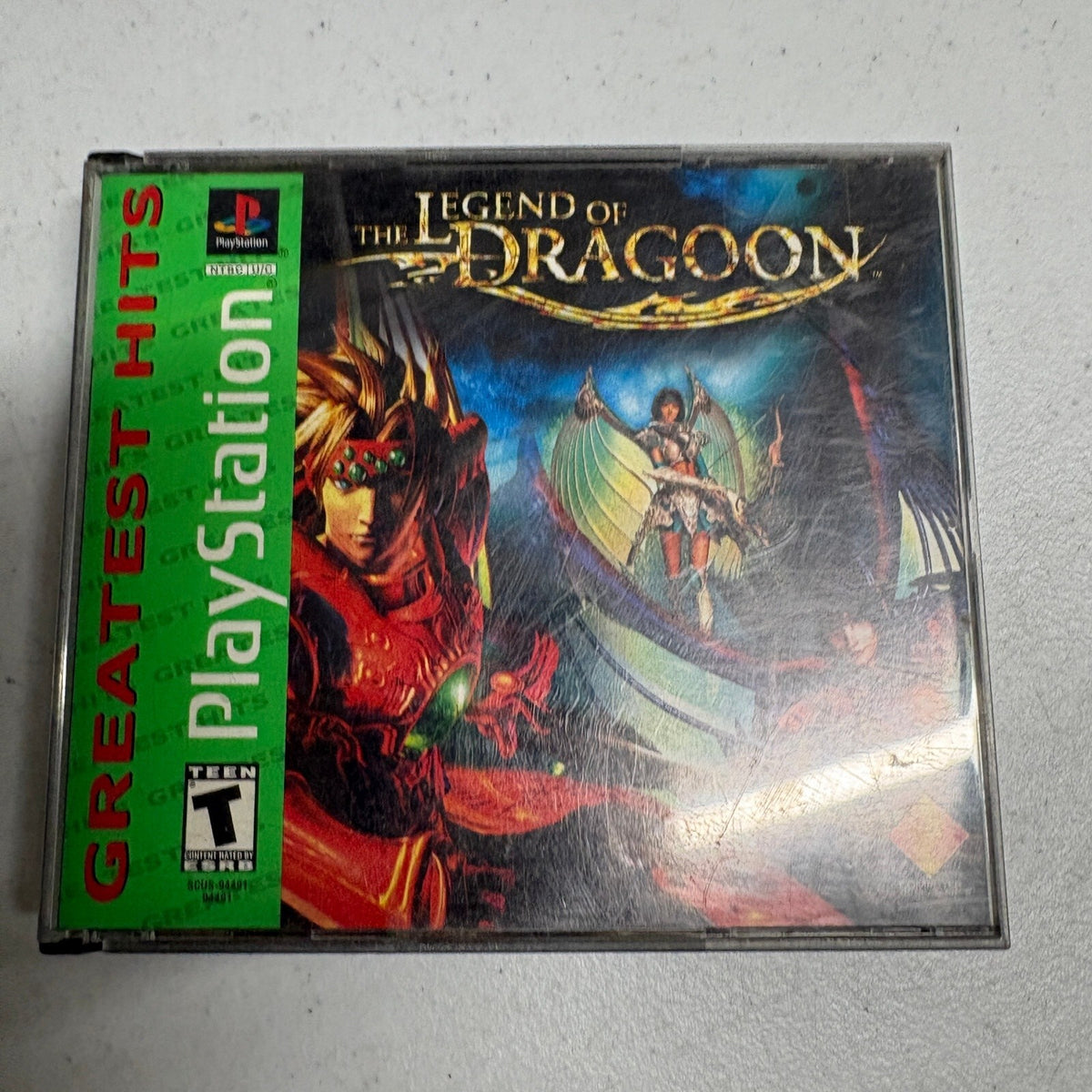 The Legend of Dragoon PS1 Playstation 1 Incomplete Replacement Discs Case PS1