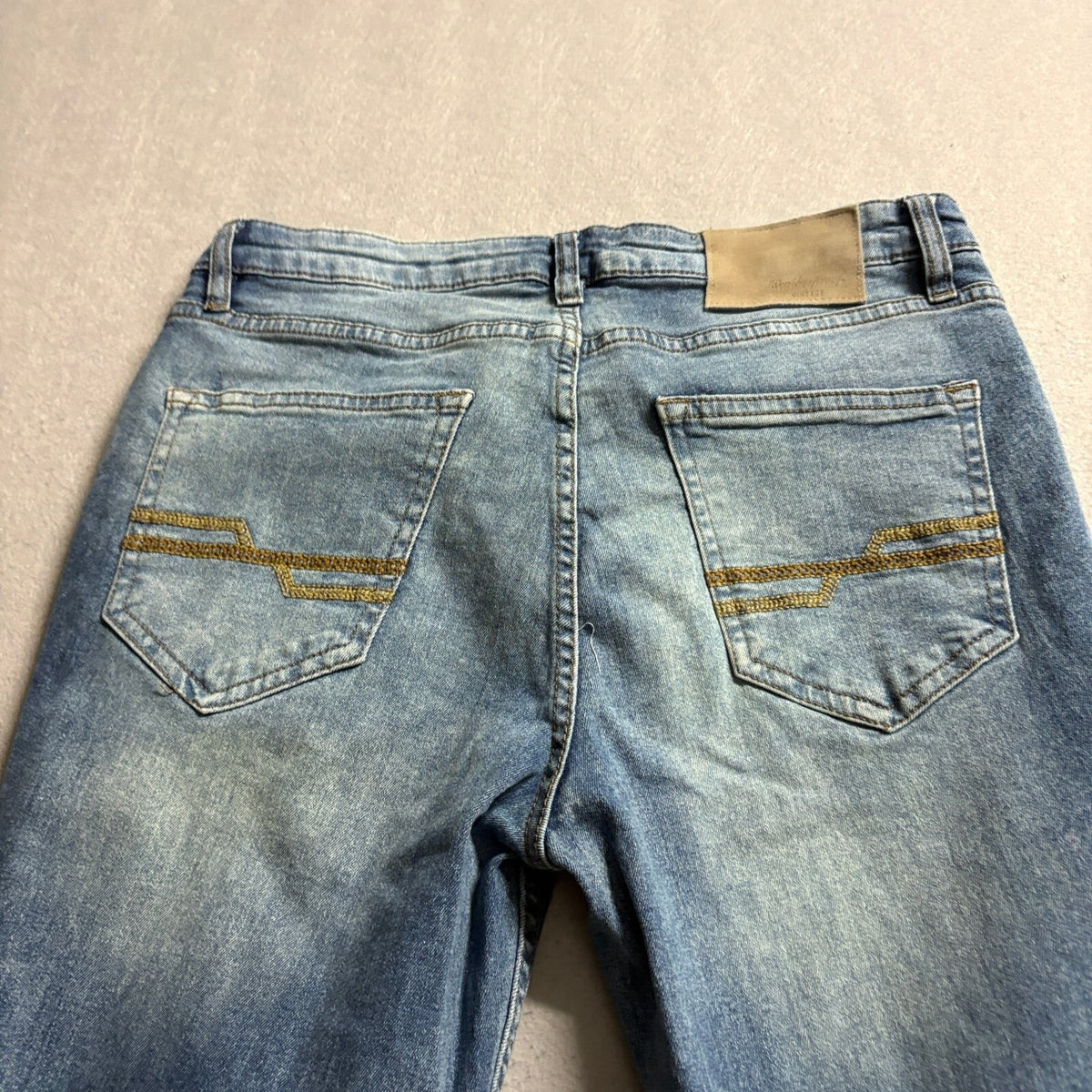 Weatherproof Vintage Mens Slim Fit Jeans Blue Stretch Denim Size 32x30 Milton
