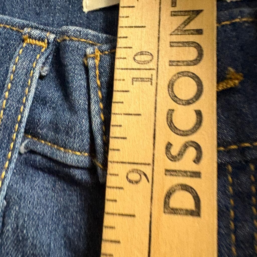 Levis Mile High Super Skinny Jeans Womens 25 x 28 Blue Denim Stretch High Rise
