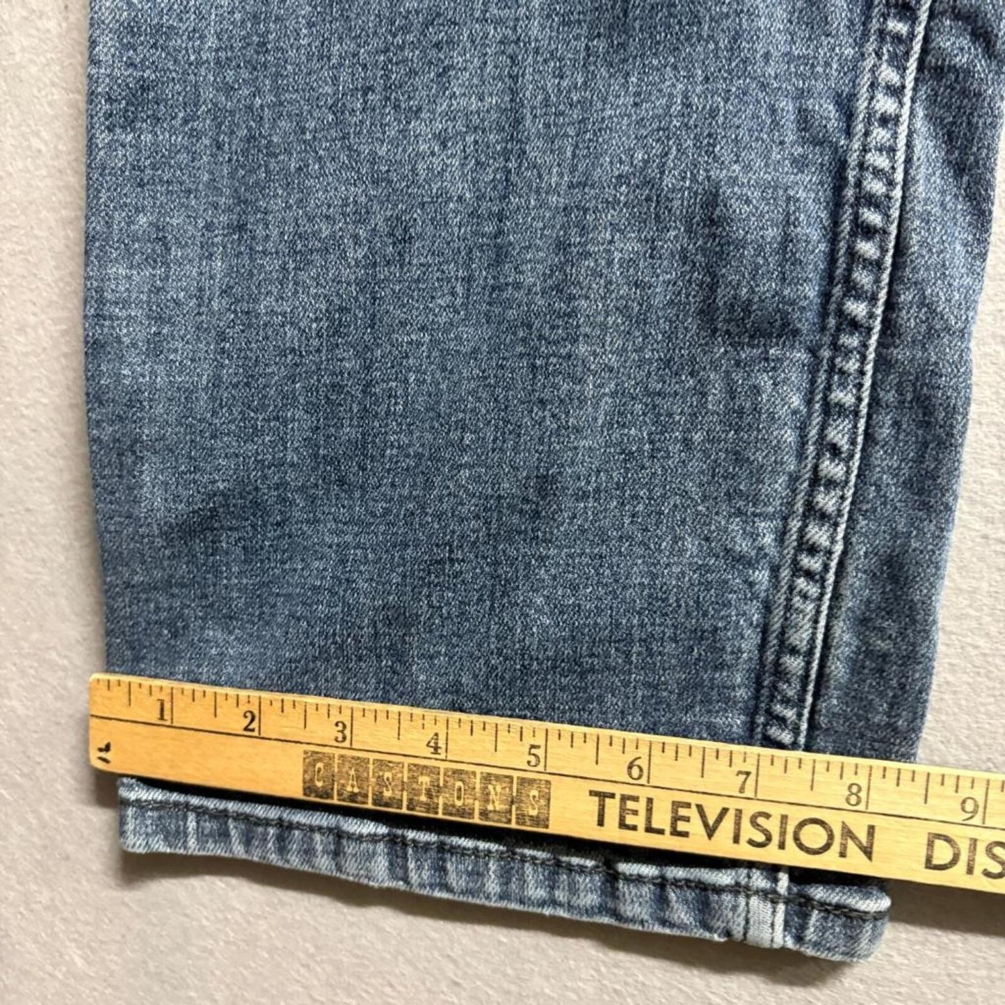 Buffalo David Bitton Jackson-X Jeans Mens 36x30 Blue Straight Stretch Denim